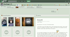 Desktop Screenshot of bluedragon119.deviantart.com