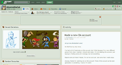 Desktop Screenshot of miyomothecat.deviantart.com