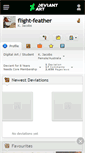 Mobile Screenshot of flight-feather.deviantart.com