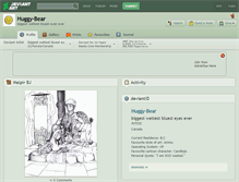 Tablet Screenshot of huggy-bear.deviantart.com