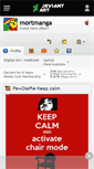 Mobile Screenshot of mortmanga.deviantart.com