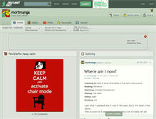 Tablet Screenshot of mortmanga.deviantart.com