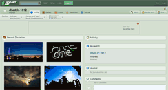 Desktop Screenshot of disast3r-1612.deviantart.com