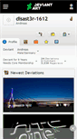 Mobile Screenshot of disast3r-1612.deviantart.com