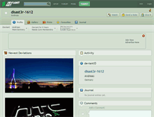 Tablet Screenshot of disast3r-1612.deviantart.com
