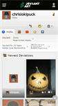 Mobile Screenshot of chrislokipuck.deviantart.com