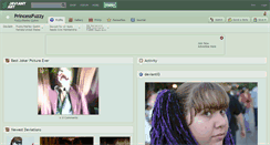 Desktop Screenshot of princessfuzzy.deviantart.com