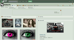 Desktop Screenshot of fantasy-sky.deviantart.com