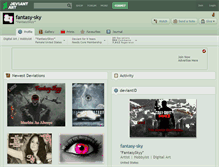 Tablet Screenshot of fantasy-sky.deviantart.com