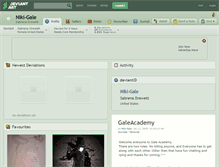 Tablet Screenshot of niki-gale.deviantart.com