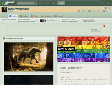 Tablet Screenshot of banni-whitemane.deviantart.com