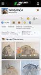 Mobile Screenshot of nerdyhorse.deviantart.com