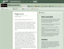 Tablet Screenshot of kibainuzukaclub.deviantart.com