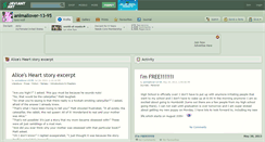 Desktop Screenshot of animallover-13-95.deviantart.com