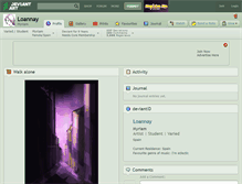 Tablet Screenshot of loannay.deviantart.com
