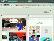 Tablet Screenshot of negima5.deviantart.com