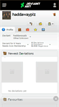 Mobile Screenshot of haddawayplz.deviantart.com