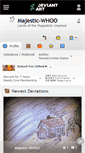 Mobile Screenshot of majestic-whoo.deviantart.com