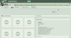 Desktop Screenshot of malfeet.deviantart.com