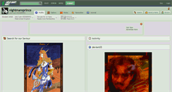Desktop Screenshot of nightmareprince.deviantart.com
