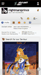 Mobile Screenshot of nightmareprince.deviantart.com
