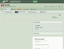 Tablet Screenshot of groxika.deviantart.com