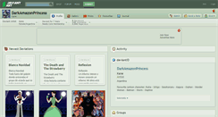 Desktop Screenshot of darkamazonprincess.deviantart.com