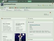 Tablet Screenshot of darkamazonprincess.deviantart.com