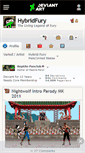 Mobile Screenshot of hybridfury.deviantart.com