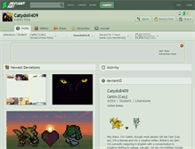 Tablet Screenshot of catydoll409.deviantart.com