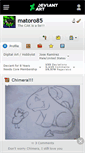 Mobile Screenshot of matoro85.deviantart.com