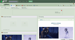 Desktop Screenshot of calithery.deviantart.com