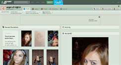 Desktop Screenshot of angel-of-night4.deviantart.com