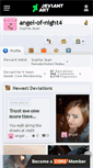 Mobile Screenshot of angel-of-night4.deviantart.com