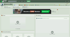 Desktop Screenshot of idelsyluvsrubber.deviantart.com