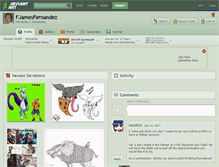Tablet Screenshot of fjamesfernandez.deviantart.com