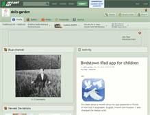 Tablet Screenshot of dolls-garden.deviantart.com