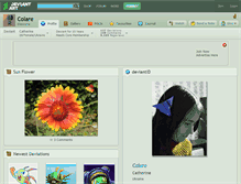 Tablet Screenshot of colare.deviantart.com