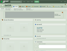 Tablet Screenshot of markfnd.deviantart.com