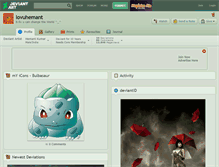 Tablet Screenshot of lovuhemant.deviantart.com