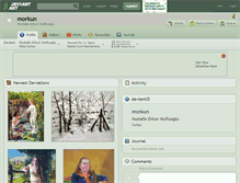Tablet Screenshot of morkun.deviantart.com