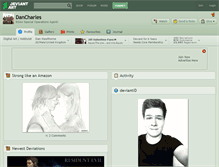 Tablet Screenshot of dancharles.deviantart.com