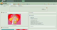 Desktop Screenshot of ha-club.deviantart.com