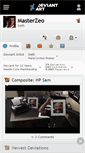 Mobile Screenshot of masterzeo.deviantart.com