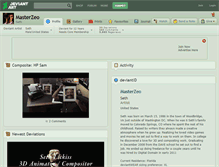 Tablet Screenshot of masterzeo.deviantart.com