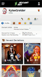 Mobile Screenshot of kyleegreider.deviantart.com