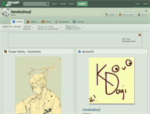 Tablet Screenshot of gendoudouji.deviantart.com