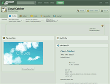 Tablet Screenshot of cloud-catcher.deviantart.com