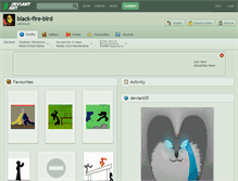 Tablet Screenshot of black-fire-bird.deviantart.com