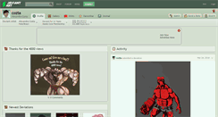 Desktop Screenshot of cozta.deviantart.com